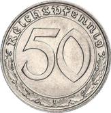 Obverse 50 Reichspfennig 1939 J