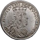 Obverse 6 Groszy (Szostak) 1754 EC Crown