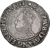 Obverse Shilling no date (1582-1600) Sixth issue