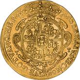 Reverse 10 Ducat (Portugal) 1661 TT Pattern