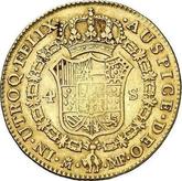 Reverse 4 Escudos 1789 M MF