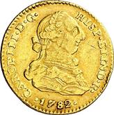 Obverse 2 Escudos 1782 NR JJ