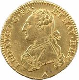 Obverse Double Louis d'Or 1775 W