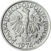 Obverse 2 Zlote 1974 MW Sheaves and fruits