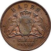 Obverse 1/2 Kreuzer 1866