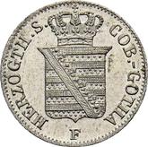Obverse 1/2 Groschen 1858 F
