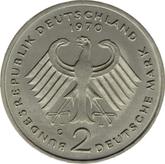 Reverse 2 Mark 1970 G Theodor Heuss