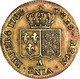 Reverse Double Louis d'Or 1788 A