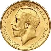 Obverse Sovereign 1912 M