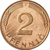 Obverse 2 Pfennig 1991 F