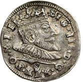 Obverse 3 Groszy (Trojak) 1590 Lithuania
