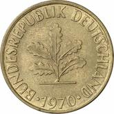 Reverse 10 Pfennig 1970 G