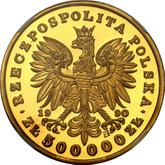 Obverse 500000 Zlotych 1990 Jozef Pilsudski
