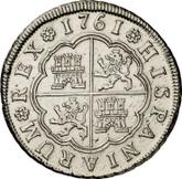 Reverse 4 Reales 1761 S JV