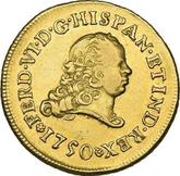 Obverse 2 Escudos 1750 Mo MF