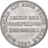 Reverse Thaler 1847 A Mining