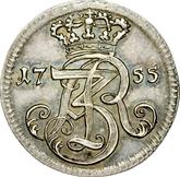 Obverse 3 Groszy (Trojak) 1755 Danzig
