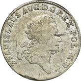 Obverse 1 Zloty (4 Grosze) 1768 IS