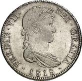 Obverse 4 Reales 1818 M GJ