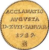 Reverse 1/2 Escudo 1789 M