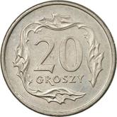 Reverse 20 Groszy 1990 MW