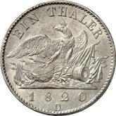 Reverse Thaler 1820 D