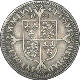 Reverse Threepence 1561 Milled coinage