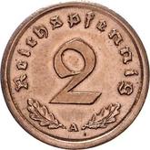 Obverse 2 Reichspfennig 1936 A