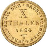 Reverse 10 Thaler 1824 B