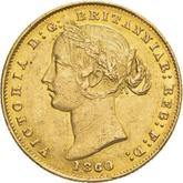 Obverse Sovereign 1860