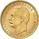 Obverse 20 Mark 1914 G Baden