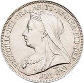 Obverse Shilling 1897 TB