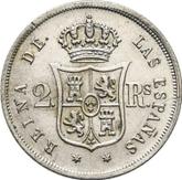 Reverse 2 Reales 1852