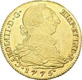 Obverse 4 Escudos 1775 M PJ