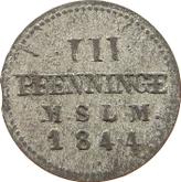 Reverse 3 Pfennig 1844