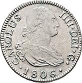 Obverse 2 Reales 1806 M FA