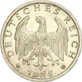 Obverse 1 Reichsmark 1925 E