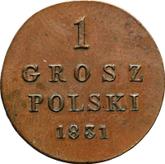 Reverse 1 Grosz 1831 KG