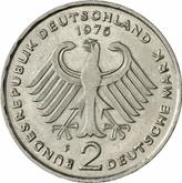Reverse 2 Mark 1976 F Konrad Adenauer
