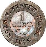 Reverse 1 Centime 1809 C