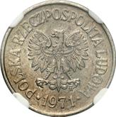 Obverse 10 Groszy 1971 MW