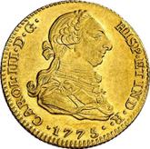 Obverse 2 Escudos 1775 M PJ