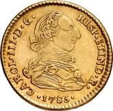 Obverse 2 Escudos 1785 PTS PR