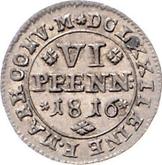 Reverse 6 Pfennig 1816 FR