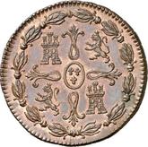 Reverse 8 Maravedís 1823 J