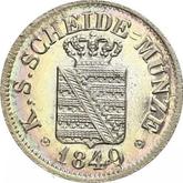 Obverse 1/2 Neu Groschen 1849 F