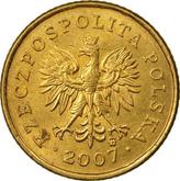 Obverse 1 Grosz 2007 MW