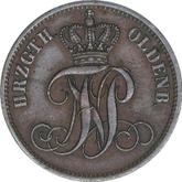 Obverse 3 Schwaren 1866 B