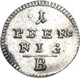 Reverse 1 Pfennig 1801 B