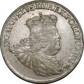 Obverse Ort (18 Groszy) 1755 EC Crown